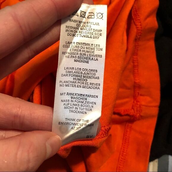 ASOS orange dress with square neck - Picture 7 of 12